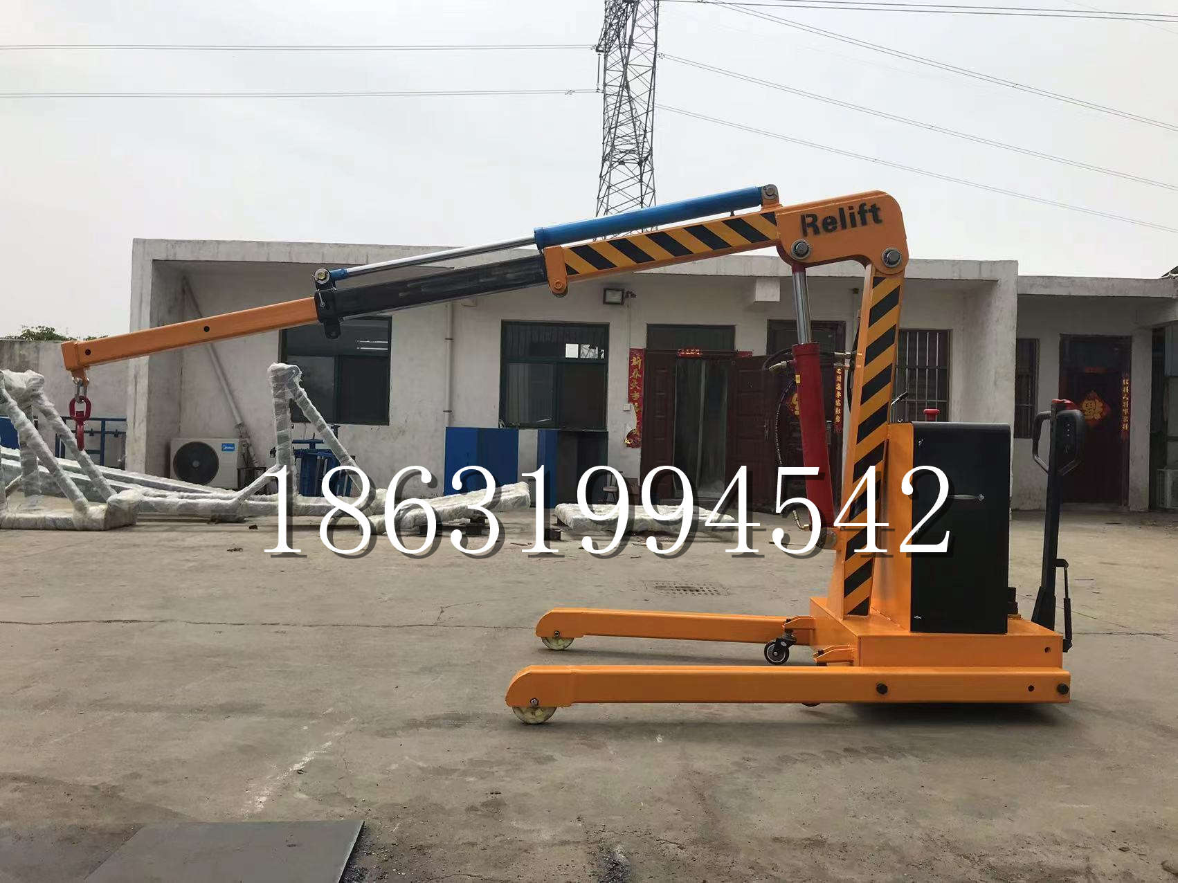 桥西区久征定做3吨三轮随车吊 农用园林绿化移树吊 平板工程用小吊机